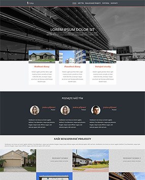 Webdesign pro stavební firmu